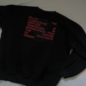 FORMER Black Crew-Neck Sweater